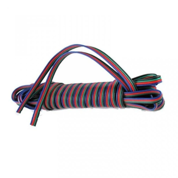 Kabel 4 żyłowy RGB 4×0,5mm2 do taśma led
