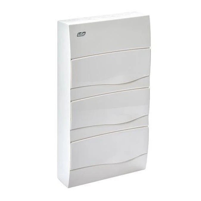 IP40 Rozdzielnica modułowa 3×12 COMBI natynkowa (drzwi białe) PE+N
