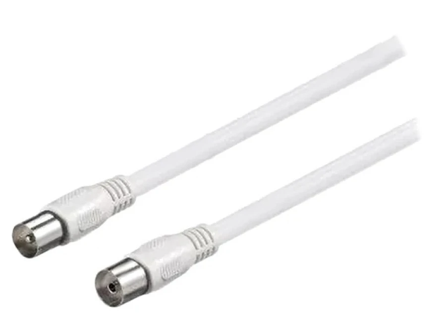 Kabel 5m PVC klasa ekranowania A+ biały 75 58810