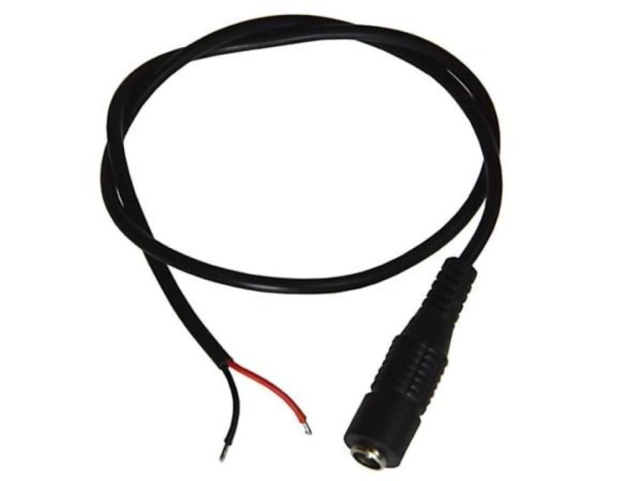 Gniazdo DC 2,1/5,5 na kablu 45cm 100 szt.