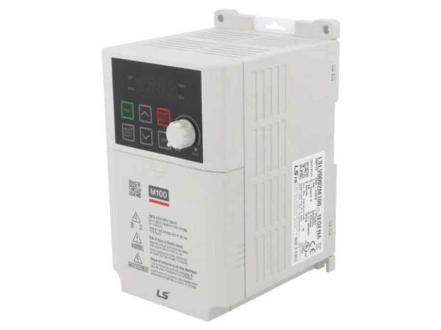 Falownik, Max moc silnika 0,2kW, Uzas: 200÷240VAC, 0÷400Hz, Input: 7 LSLV0002M100‑1EOFNA