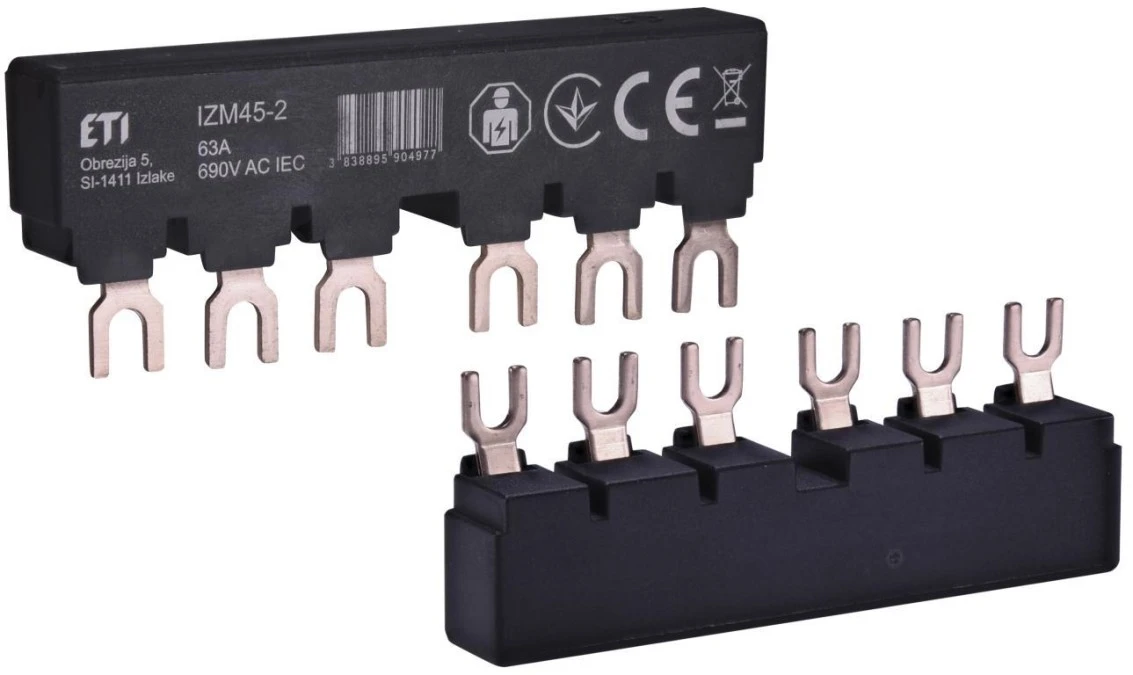 Izolowana szyna łączeniowa (do 2xMPE25) IZM45‑2 002921298