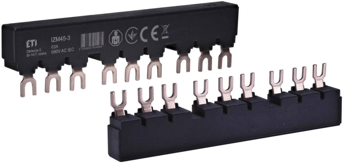 Izolowana szyna łączeniowa (do 3xMPE25) IZM45‑3 002921299
