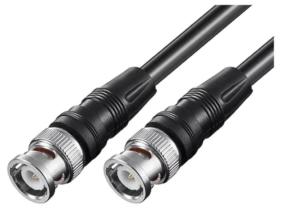 Kabel 10m BNC męski, z obu stron czarny 75 50075