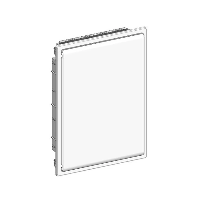 IP40 Rozdzielnica modułowa 3×18 GOLD P podtynkowa (drzwi białe) PE+N