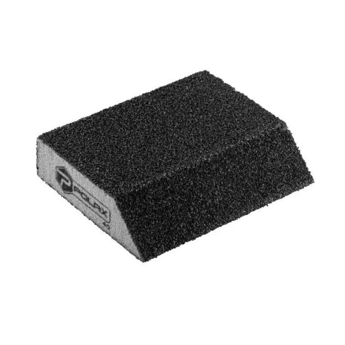 Gąbka ścierna skośna Polax P40, czterostronna 110х90х25 mm (54‑225)