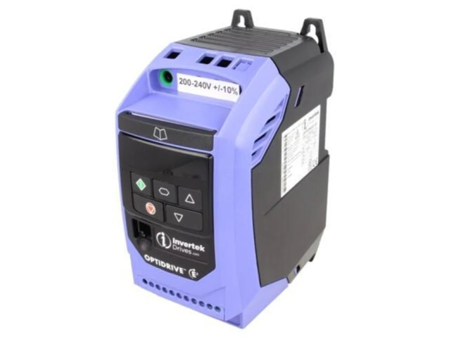 Falownik wektorowy, Max moc silnika 0,37kW, Uzas: 200÷240VAC ODE‑3‑120023‑1F12