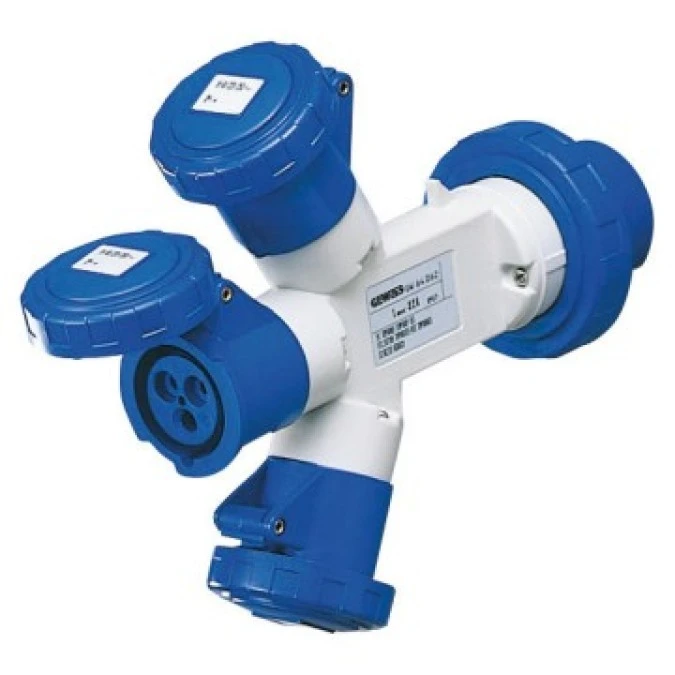 IP67 rozdzielacz2P+T 32A 230V 3X2P+E GW64062 /opak. 5/