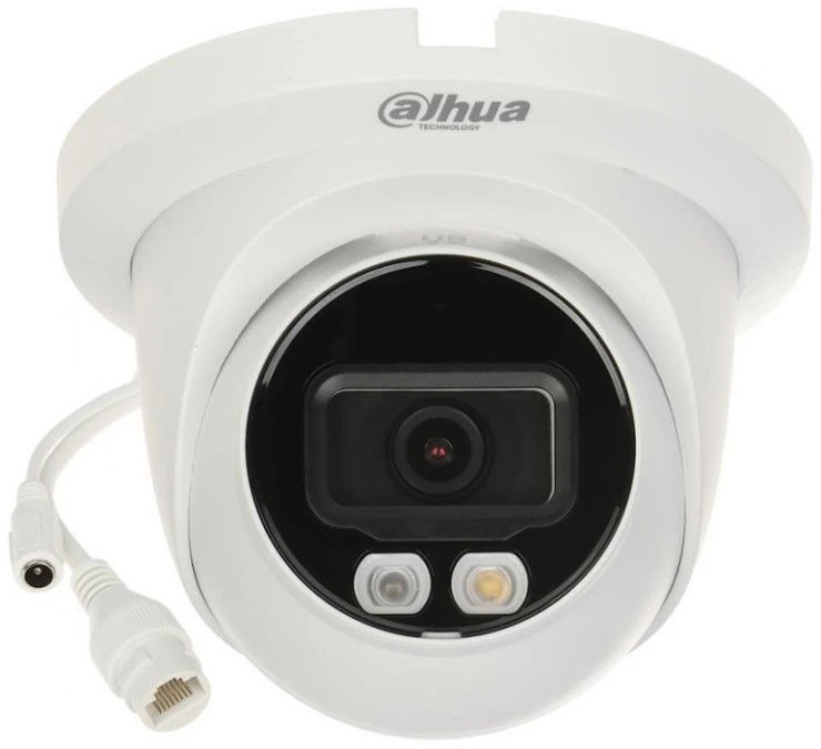 IPC‑HDW2849TM‑S‑IL‑0280B Kamera IP DAHUA, 8Mpix/4K, AI, WDR, 2.8mm, IR 30m, LED 30m, IP67, mikrofon, 12VDC/PoE