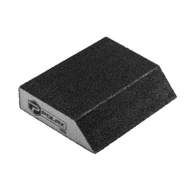 Gąbka ścierna skośna Polax P100, czterostronna 110х90х25 mm (54‑226)