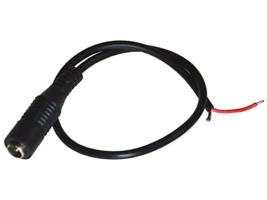 Gniazdo DC 2,1/5,5 na kablu 30cm 100 szt.