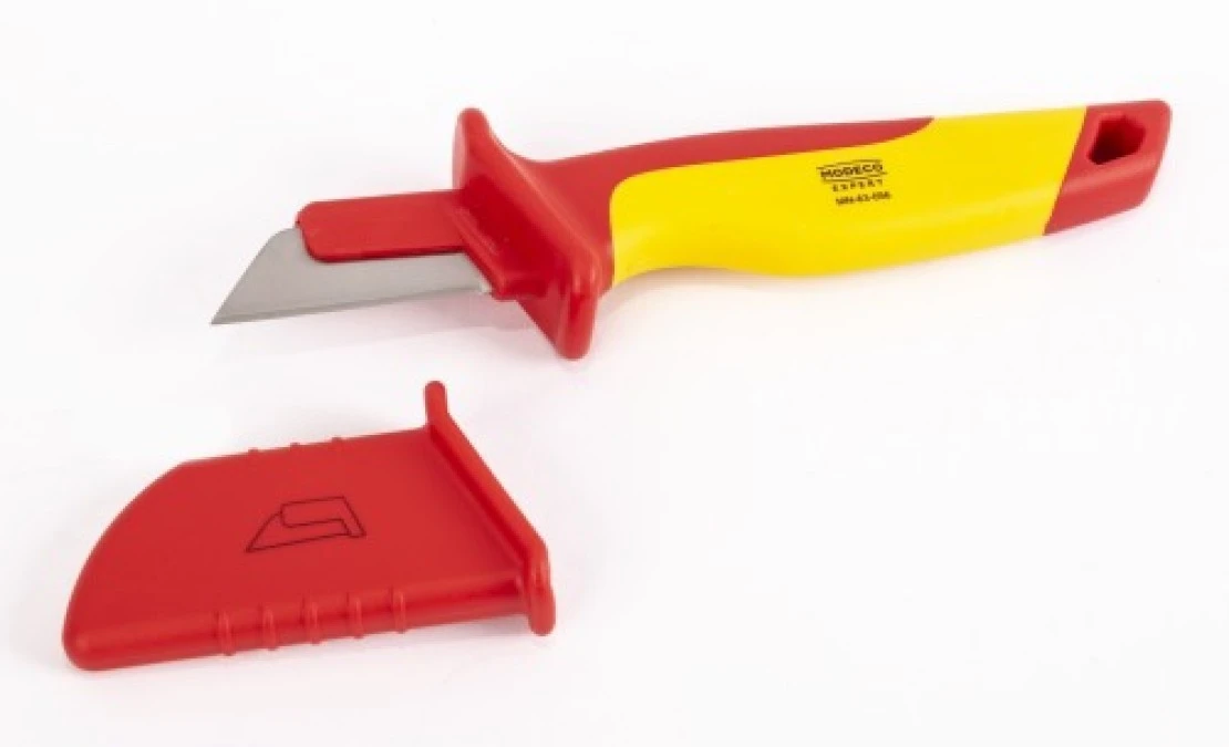 Izolowany nóż dla elektryka ostrze proste 190 mm VDE Modeco Expert MN‑63‑056