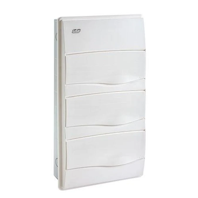 IP40 Rozdzielnica modułowa 3×12 ORO podtynkowa (drzwi białe) PE+N