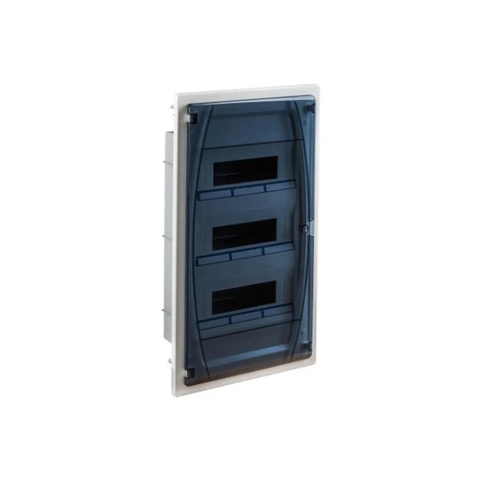 IP40 Rozdzielnica modułowa 3×12 GOLD P podtynkowa (drzwi transparentne) PE+N