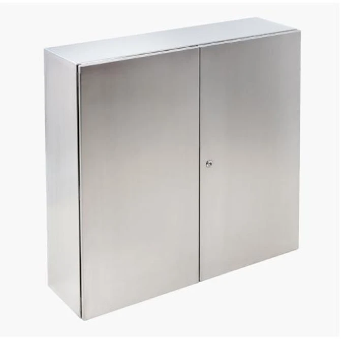 IP55 Obudowa ze stali nierdzewnej 304L ARGENTA 1200x1000x300 z płytą montażową, drzwi dwuskrzydłowe