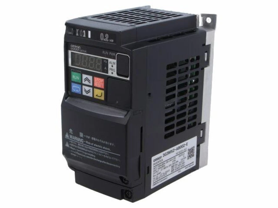 Falownik wektorowy Moc silnika maks: 0,2/0,4kW 200÷240VAC 3G3MX2‑AB002‑E