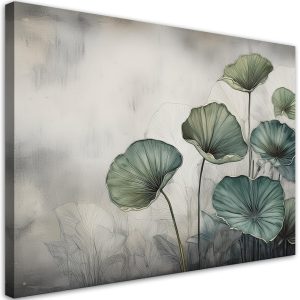 Feeby Obraz na płótnie, Zielone liście 60×40 396618 Feeby Obraz na płótnie, Zielone liście 60×40 396618