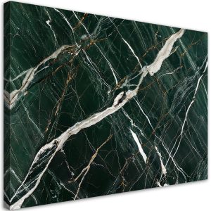 Feeby Obraz na płótnie, Zielony Marmur Struktura Kamień 100×70 562227 Feeby Obraz na płótnie, Zielony Marmur Struktura Kamień 100×70 562227