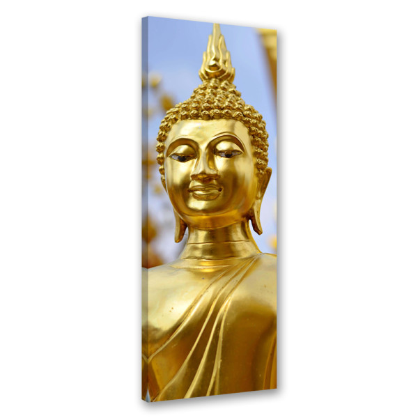 Feeby Obraz na płótnie, Złoty budda 50x150 428097