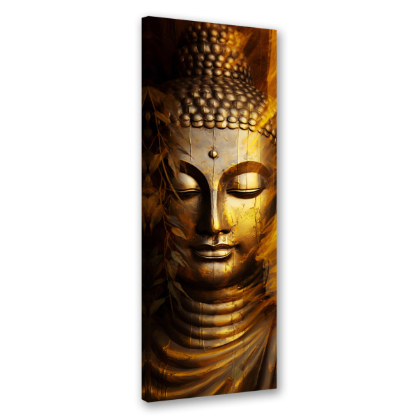 Feeby Obraz na płótnie, Złoty Budda 50x150 428067