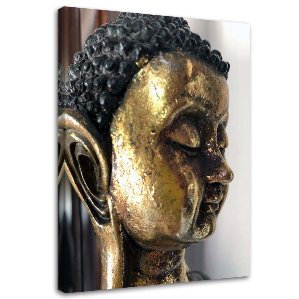Feeby Obraz na płótnie Złoty budda zen spa feng shui 70x100 392594