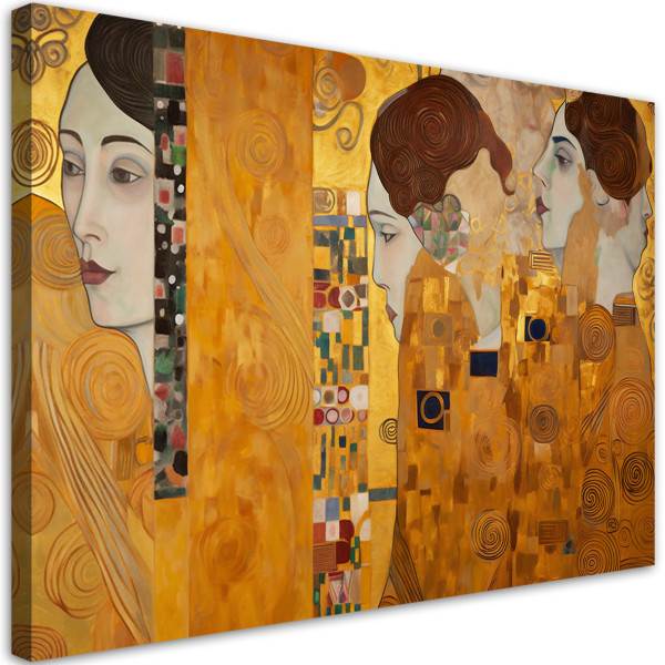 Feeby Obraz na płótnie, Złoty portret kobiety - G. Klimt 120x80 422852