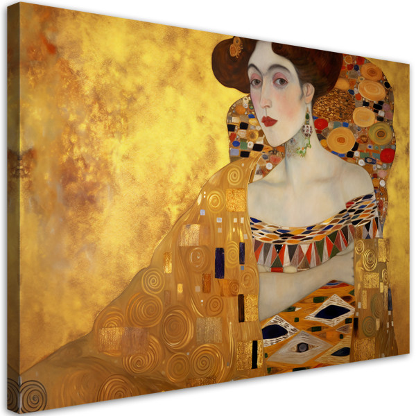 Feeby Obraz na płótnie, Złoty portret kobiety - G. Klimt 120x80 416307