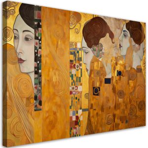 Feeby Obraz na płótnie, Złoty portret kobiety – G. Klimt 60×40 426999