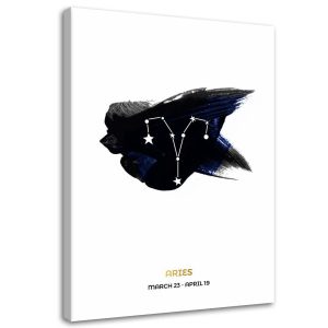 Feeby Obraz na płótnie Znak zodiaku Baran 80×120 409426
