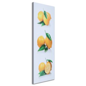 Feeby Obraz na płótnie Żółte cytryny 30×90 409095 Feeby Obraz na płótnie Żółte cytryny 30×90 409095