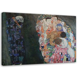 Feeby Obraz na płótnie Życie i śmierć G. Klimt 60×40 409489 Feeby Obraz na płótnie Życie i śmierć G. Klimt 60×40 409489