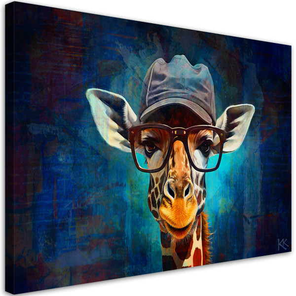 Feeby Obraz na płótnie, Żyrafa Pop Art 100x70 317090