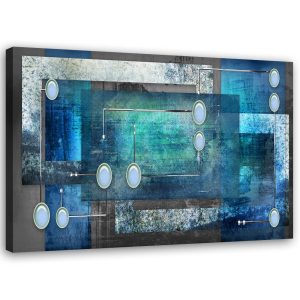 Feeby Obraz, Niebieska Abstrakcja 3D 60×40 318638 Feeby Obraz, Niebieska Abstrakcja 3D 60×40 318638