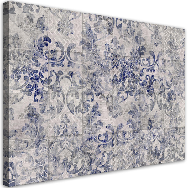 Feeby Obraz Niebieski ornament 60x40 325429