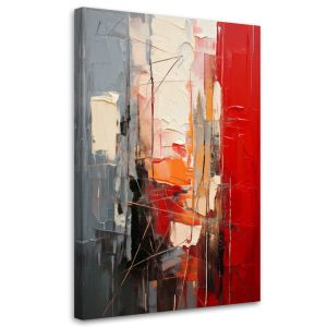 Feeby Obraz nowoczesny, Abstrakcja Nowoczesna Czerwień 40×60 777604 Feeby Obraz nowoczesny, Abstrakcja Nowoczesna Czerwień 40×60 777604