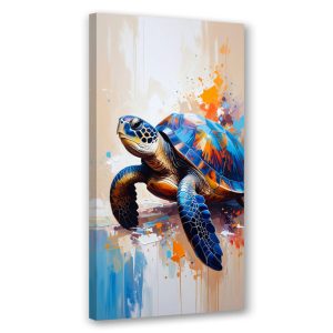 Feeby Obraz nowoczesny do kuchni salonu biura, Żółw Gady Morze Ocean 50×100 779246 Feeby Obraz nowoczesny do kuchni salonu biura, Żółw Gady Morze Ocean 50×100 779246