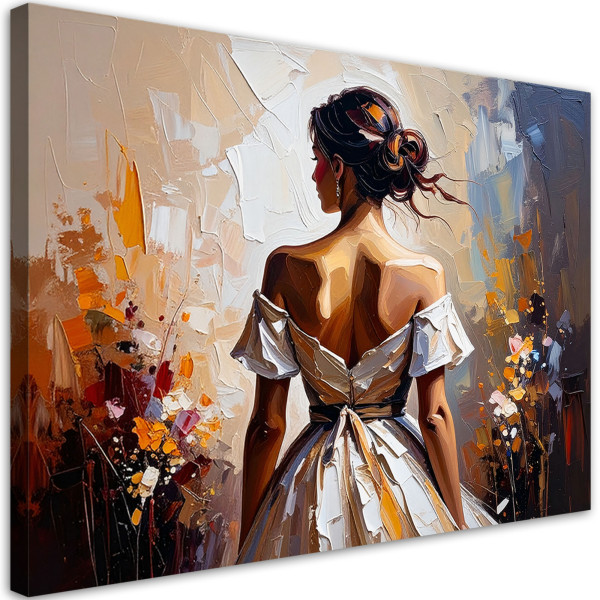 Feeby Obraz nowoczesny do salonu sypialni, Postać Kobiety Glamour 90x60 781281