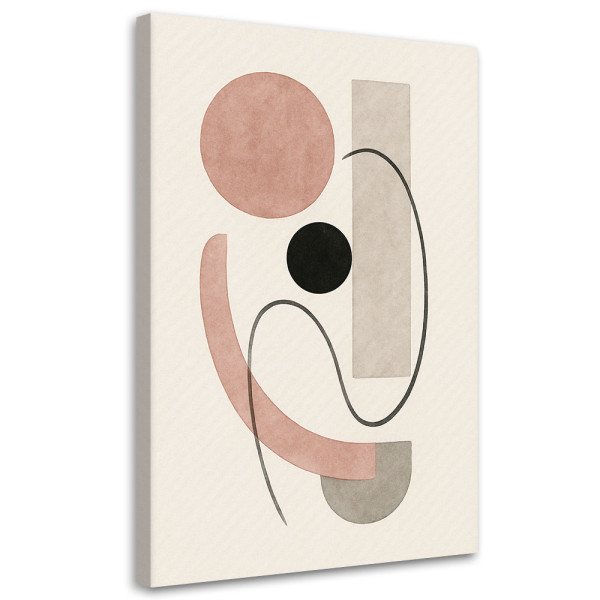 Feeby Obraz nowoczesny, Figury Abstrakcja Pastelowe 60x90 776995