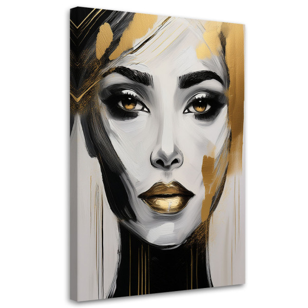 Feeby Obraz nowoczesny, Kobieta Portret Abstrakcja 60x90 777533
