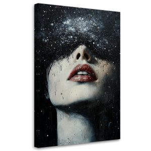 Feeby Obraz nowoczesny, Kobieta Portret Gwiazdy Abstrakcja 80×120 633754 Feeby Obraz nowoczesny, Kobieta Portret Gwiazdy Abstrakcja 80×120 633754