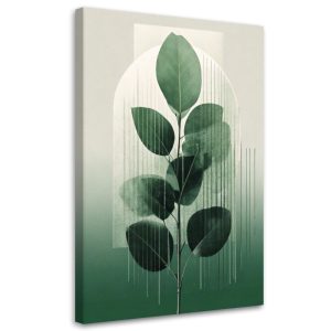 Feeby Obraz nowoczesny, Liście Minimalizm Zieleń Natura 80×120 778210 Feeby Obraz nowoczesny, Liście Minimalizm Zieleń Natura 80×120 778210