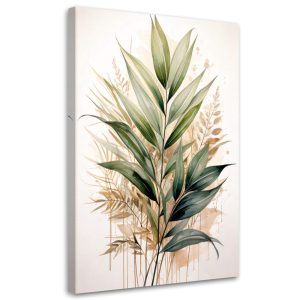Feeby Obraz nowoczesny, Rośliny Liście Akwarela Zieleń Natura 60×90 777917 Feeby Obraz nowoczesny, Rośliny Liście Akwarela Zieleń Natura 60×90 777917