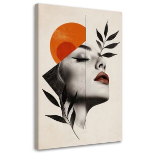 Feeby Obraz nowoczesny, Twarz Kobiety Abstrakcja Geometryczna 70×100 561689 Feeby Obraz nowoczesny, Twarz Kobiety Abstrakcja Geometryczna 70×100 561689