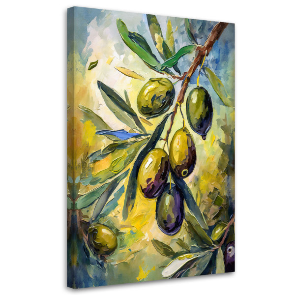 Feeby Obraz, Oliwki akryl ręcznie malowany 40x60 315793