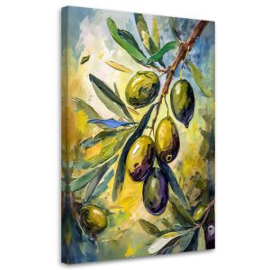 Feeby Obraz, Oliwki akryl ręcznie malowany 80×120 315771