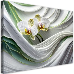 Feeby Obraz, Orchidea abstrakcja 3D 90×60 315875