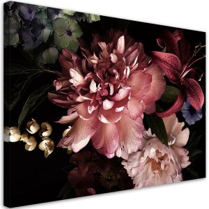 Feeby Obraz, Piwonie bukiet kwiatów różowy 90×60 327179 Feeby Obraz, Piwonie bukiet kwiatów różowy 90×60 327179