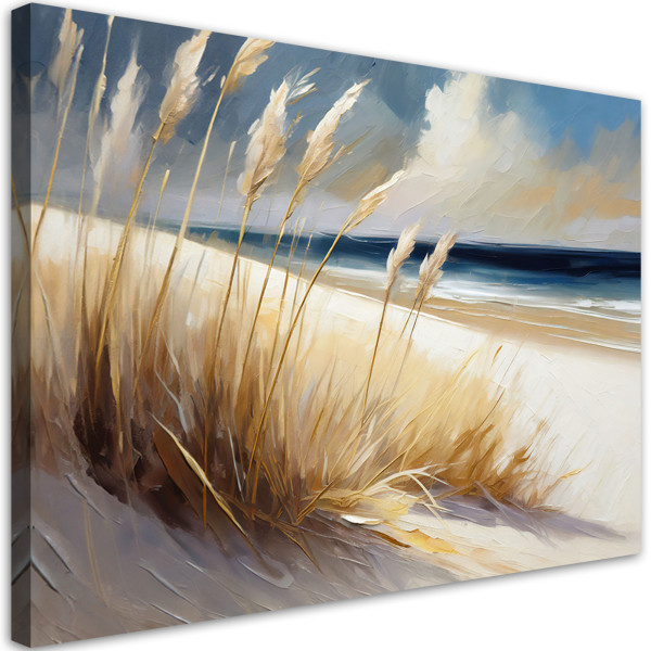 Feeby Obraz, Plaża morze wydmy pejzaż 90x60 315740