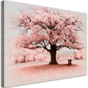Feeby Obraz, Różowe drzewo abstrakcja natura 60×40 327033 Feeby Obraz, Różowe drzewo abstrakcja natura 60×40 327033