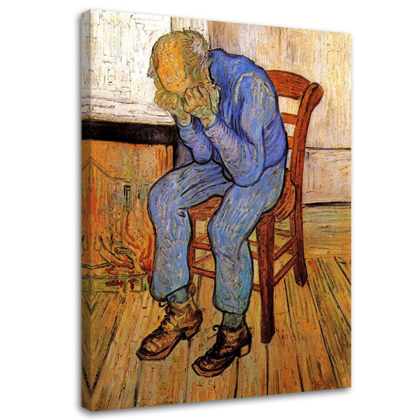 Feeby Obraz Stary człowiek w smutku V. van Gogh 80x120 318948